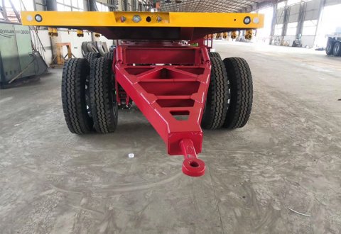 4 Axles 30 Tons Flat Bed Full Trailer For Sale