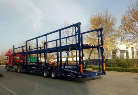 3 Axles Car Carrier Semi Trailer for 8 Cars