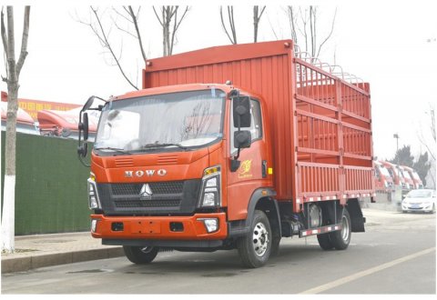 HOWO Light Fence Cargo Truck 5 Tons