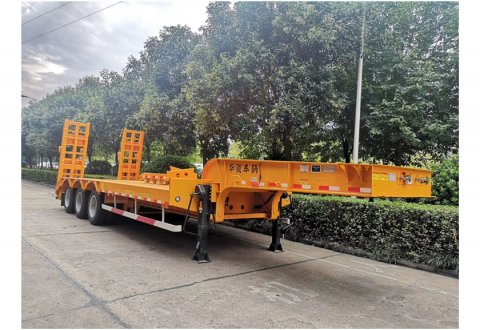 KAILAI CIMC 3 Axles Lowbed Semi Trailer