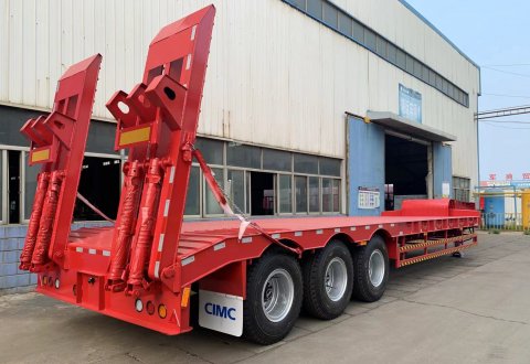 CIMC Lowbed Lowboy Semi Trailer